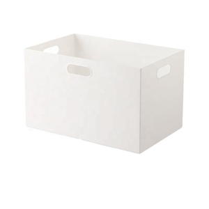 Caja organizadora apilable multiusos, ropa para el hogar, juguetes, aperitivos y artículos diversos, caja de almacenamiento con asas, organizador de mesa y Escritorio - Product Image 1