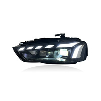Phares LED adaptés aux feux de jour LED, clignotants séquentiels, phares à lentille LED, phares pour Audi A4L 2013-2016