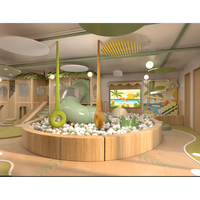 Aoleao Custom Toasty Play Cafe, aire de jeux intérieure pour enfants, jeux doux, cuisine de jeu d'imitation, coin de jeu de rôle, certifié CE TUV CPC