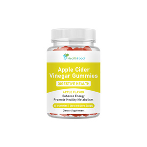 Customized Packaging Vitamin B12 Apple Cider Vinegar Gummies Fat Burning Healthcare <b>Supplement</b> Support Digestive Immune - Product Image 2
