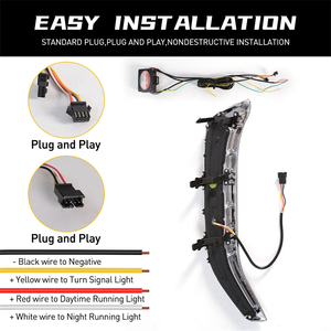 Luces LED de Circulación Diurna, Faros Antiniebla DRL con Intermitentes para <span class=keywords><strong>Subaru</strong></span> <span class=keywords><strong>Forester</strong></span> 2013 2014 2015 2016 <span class=keywords><strong>2017</strong></span> 2018 - Product Image 6