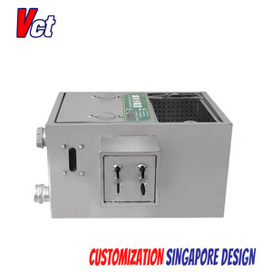 VICTORY KITCHEN 30% 201/304 Acier inoxydable Séparateur huile-eau Graisseur en acier inoxydable Meubles de restaurant Commercial - Product Image 3