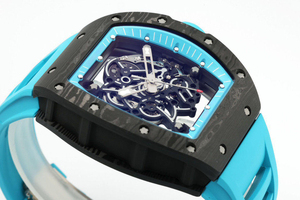 Hot Sale Best Seller Premium <b>Watch</b> Black Carbon Fiber <b>Watch</b> <b>Rubber</b> Strap Casual Men's Luxury <b>Watch</b> - Product Image 3