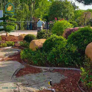 Sunsbuild-Ribete de jardín de alta densidad con picos de paisaje de metal de diseño moderno para el hogar, hoteles, buen césped artificial - Product Image 4