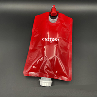 Sac pochette à bec personnalisé boisson liquide composite alimentaire sac à bec café eau boisson ours feuille d'aluminium doypack alimentaire avec robinet
