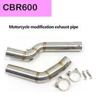 CHMotor - Accessoires de tuyau de liaison intermédiaire d'échappement de moto - Système d'échappement pour Honda CBR600RR CBR 600RR CBR 600 RR 2005 -2017 2018
