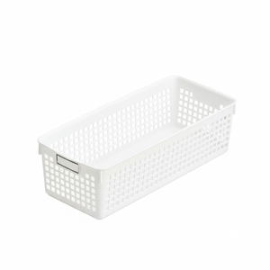 Cesto portaoggetti Inomata nome lungo in colore bianco - Product Image 1