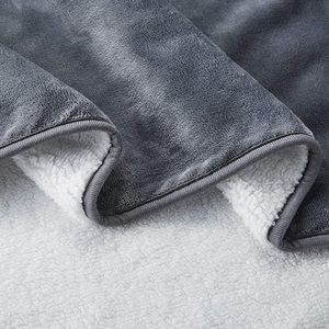 Sherpa polaire jeter couverture toutes saisons doux chaud confortable Jacquard en peluche moelleux double face couverture pour canapé canapé-lit chaise - Product Image 5