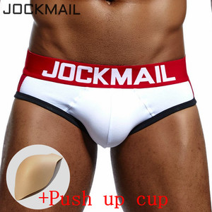 JOCKMAIL Boxer con Imbottitura Rimovibile Convessa, Intimo Maschile di Design in Cotone, Pantaloncini da Palestra, <span class=keywords><strong>Slip</strong></span> Modellanti Sexy <span class=keywords><strong>Imbottiti</strong></span> per Uomo - Product Image 2