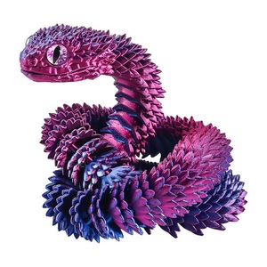 Custom Printed Plastic 3D Mini <span class=keywords><strong>Snake</strong></span> <span class=keywords><strong>Toy</strong></span> Fidget Modelo Animal Figura para Crianças Brinquedo de atividade impressa para meninos e crianças - Product Image 6