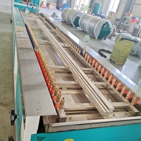 Ligne de production de profilés pour panneaux à persiennes WPC/PVC à double vis, machine de fabrication de panneaux Great Wall, haute productivité, automatique