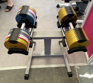 EN STOCK Equipo de Gimnasio, Juego de Pesas Gen 2, Mancuernas Ajustables de 40 kg, 43 kg, 90 lb para Fisicoculturismo - Product Image 4