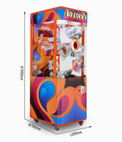 Machine de jeu d'arcade à attraper l'argent, très rentable, avec accepteur de billets et de pièces pour intérieur