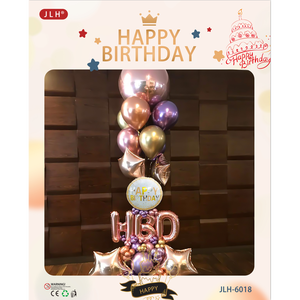 Supporto per fiori di lusso in metallo Hbd, colonna rettangolare da 100 cm per bouquet, decorazioni per matrimoni, feste ed eventi - Product Image 3