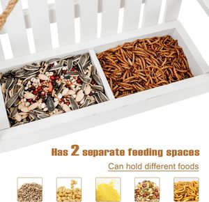 Alimentador de pájaros de <span class=keywords><strong>silla</strong></span> colgante de madera independiente económico de alta calidad para exteriores - Product Image 3