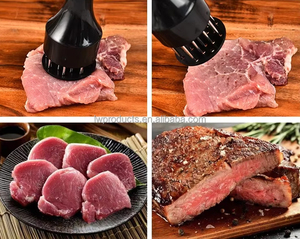Nhà Bếp Nấu Ăn Thịt Bò Gà Bít Tết Thịt Bê Thịt Lợn Cắm Trại Bbq tenderizing Công Cụ Thịt Tenderizer Với Sharp Kim Thép Không Gỉ - Product Image 2