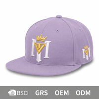Casquette Snapback Rouge de Luxe Personnalisée avec Logo, en Tissu Oxford Dobby à Pois, Visière Plate, Broderie 3D en Relief Motif Couronne, Léopard, pour Sport en Extérieur