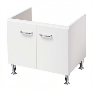 Mueble Bajo Fregadero de Cerámica de 44 cm de Largo x 30 cm de Profundidad, Almacenamiento para Cocina con Patas Metálicas - Product Image 3