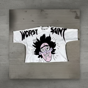 Venta al por mayor personalizado DTG impreso gráfico de peso pesado de gran tamaño Vintage Box Fit Acid Wash Tee hombres sólido algodón/bambú camisetas - Product Image 1