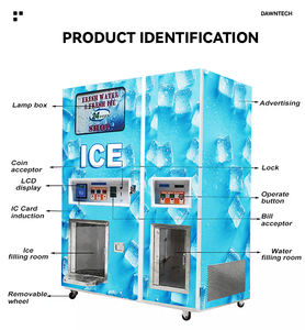 Distributeur automatique de glace, machine à glace commerciale en vrac, distributeur de glace en libre-service 24h/24 - Product Image 4