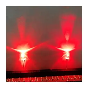 China fábrica de alta qualidade bom preço 3mm 5mm 8mm 10mm redondo 1.8-2.2v diodos led vermelhos lâmpadas de diodos emissores de luz de alto brilho