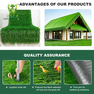 <span class=keywords><strong>Gazon</strong></span> artificiel paysager extérieur de 16 cm de hauteur, en PP/PE, rouleau de <span class=keywords><strong>gazon</strong></span> <span class=keywords><strong>synthétique</strong></span> pour bar tiki, restaurant, patio et auvent de piscine - Product Image 4