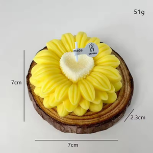 Vela Aromática de Lujo Hecha a Mano con Forma de Rosa, Idea de Regalo para Navidad, San Valentín, Cumpleaños y Año Nuevo, para Bares - Product Image 6