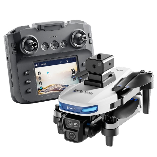 4k HD High Quality GPS 360 Obstacle Avoidance Remote Control with Screen Remote Control Juvenile Kids UAV
