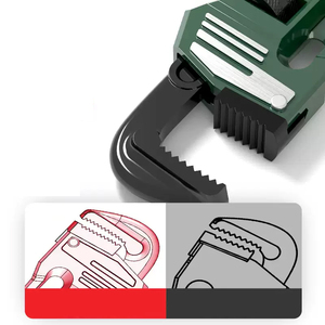 Clé à tuyau métrique en acier au carbone robuste <span class=keywords><strong>de</strong></span> haute qualité avec support OEM pour plombiers - Product Image 4