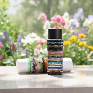 Vente en gros de perles de 4 mm, divers cristaux de guérison, pierres précieuses, bracelet d'amour, bijoux en améthyste pour la fête des mères, Pâques - Product Image 3