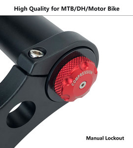 <span class=keywords><strong>Fourche</strong></span> inversée universelle de 26 pouces à suspension pneumatique pour <span class=keywords><strong>VTT</strong></span>, Fat Bike, frein à disque, en alliage d'aluminium, droite, 120 mm, Boost - Product Image 3