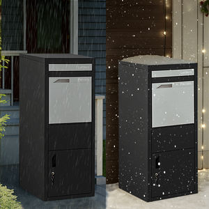 Boîte <span class=keywords><strong>aux</strong></span> <span class=keywords><strong>lettres</strong></span> résidentielle extérieure et boîte de dépôt de <span class=keywords><strong>colis</strong></span> OEM-Boîte de livraison de <span class=keywords><strong>colis</strong></span> autoportante en acier galvanisé antivol sécurisé - Product Image 4