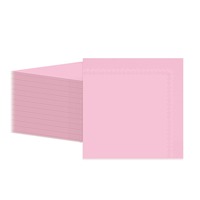 Serviettes en tissu Airlaid personnalisées et colorées, serviettes en lin, serviettes en tissu uni pour cocktails, déjeuner, dîner, avec logo, 40 cm