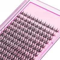 [Meilleure vente] Faux cils synthétiques de style européen et américain pour l'exportation, cils du Moyen-Orient en gros