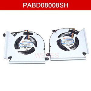 Para MSI GE66 GP66 <span class=keywords><strong>GL66</strong></span>, ventilador de refrigeración GPU para ordenador portátil con CPU, 4 pines DC5V 1.0A, enfriador PABD08008SH N453 N454, nuevo - Product Image 1