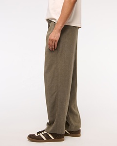 <span class=keywords><strong>Pantaloni</strong></span> Casual da uomo classici larghi in <span class=keywords><strong>misto</strong></span> <span class=keywords><strong>lino</strong></span> con chiusura a bottone - Product Image 3