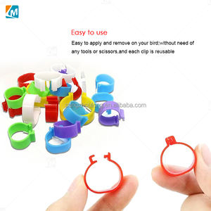 YZB Mix Kleur 16mm 18mm 20mm Pootringen Vogelclip op Beenringen voor Kuikens Bantam Kwetsbare Vogels Liefdesvogels Vink Kleine Pluimvee - Product Image 3