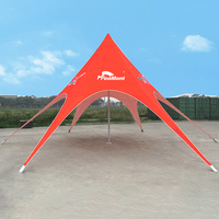 Vente directe d'usine, grande tente étoile, tente hexagonale, auvent de plage, auvent multi-personnes, tente araignée