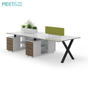 Op Maat Gemaakte Moderne Luxe L-Vorm Kantoorbureau Van Hoge Kwaliteit Houten Meubels Stijlvolle Cabriolet Executive Baas Managers - Product Image 6