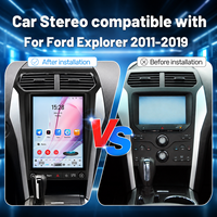 Autoradio Android de remplacement 12,1 pouces Bluetooth GPS pour Ford Explorer 2018, directement de l'usine