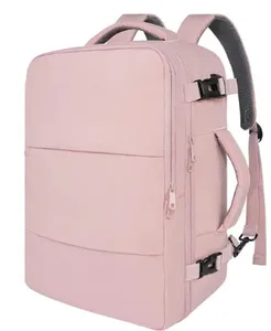 aygeer女式旅行背包，带USB充电端口和鞋袋的随身背包，周末商务徒步旅行