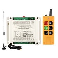 433mhz DC12V 6 canaux longue Distance RF sans fil télécommande commutateurs récepteur pour grue portes de Garage usage industriel