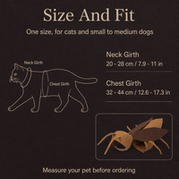 Liangkeshu Costume d'Halloween pour chien, style cafard, insecte, insecte à pattes, amusant et original, tenue de transformation pour animal de compagnie, design Europe et Amérique