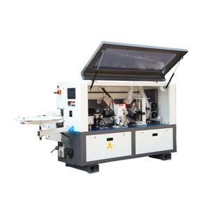 Máquina de Enchapado de Cantos Automática de Sobremesa Mejorada <span class=keywords><strong>con</strong></span> Rodillos, Control PLC, Motor y Caja de Engranajes para Madera y MDF, Fabricada en China, ¡Gran Venta! - Product Image 1