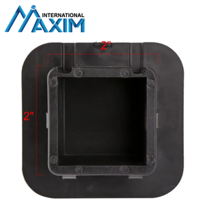 MAXIM Neue 2-Zoll-Anhängerkupplung Aufhängungsaufnahme Rohr Schwarze Gummi-Kupplungsabdeckung Kunststoff-Kupplungsstopfen - Product Image 2