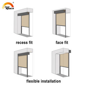 Toldo de persiana lateral con control de cremallera, pérgola con tamaños personalizados de 1m a 6m de <span class=keywords><strong>ancho</strong></span> - Product Image 3