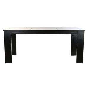 Tavolo da Pranzo in Acacia 180x90x76 40:00 Marrone Scuro - Product Image 3