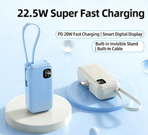Batería Externa Portátil de Alto Rendimiento con Cables y Soportes para Tablets, al Mejor Precio de Fábrica - Product Image 4