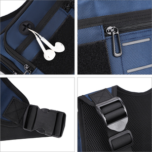 Sac de poitrine léger pour le cyclisme, grande capacité, sac de poitrine utilitaire d'extérieur avec velcro, fabricant - Product Image 5
