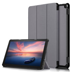 Funda protectora con soporte triple inteligente para <span class=keywords><strong>Ama</strong></span> Fire Max 11 HD 10 2023 HD7 HD10 HD8 Plus 2022, funda rígida de cuero PU para PC - Product Image 1